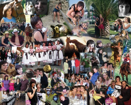 kolaz pre priatelku (s "rozostrenymi okrajmi")